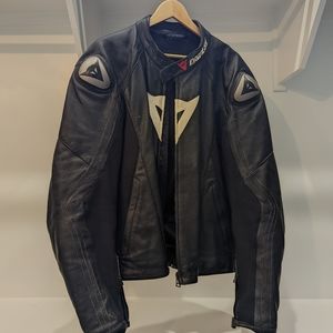 Dainese Men's Leather Motorcycle Jacket